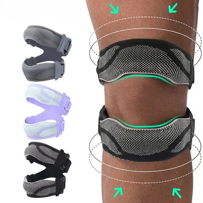 Joelheira Patela Para Homens E Mulheres , 1/2 Peças , Cinta De Suporte Tendão Patelar Alívio Da Dor , Artrite , Tendinit