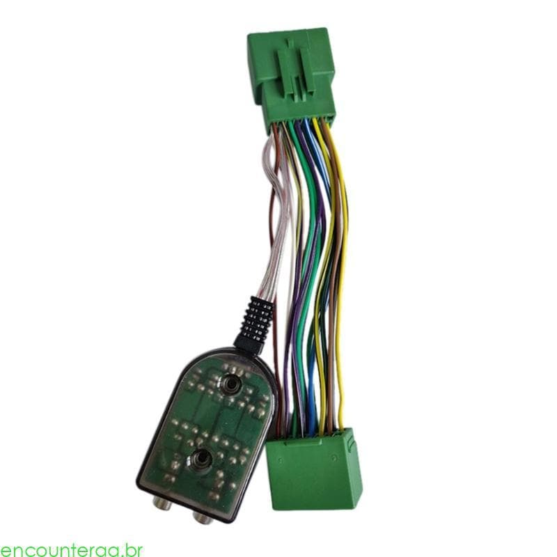 Encontrora Carro Estéreo Para Baixo Subwoofer Conversor Impedância Chicote Elétrico 12V