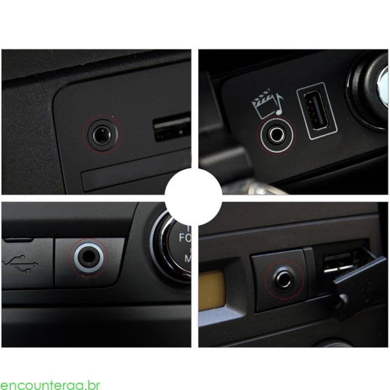 Encontrora Adaptador Som USB Para 3,5 Mm Música Estéreo Carro Masculino