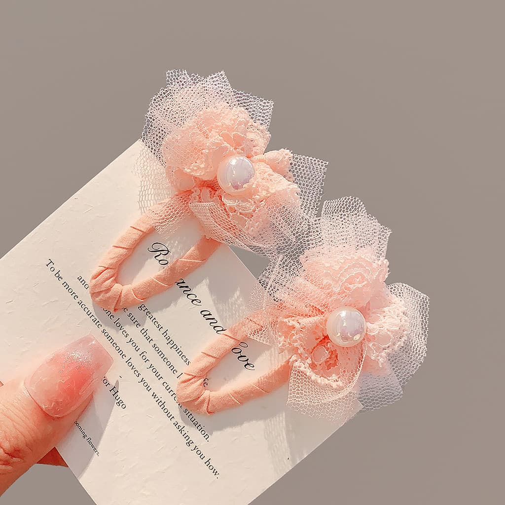 Crianças grampo de cabelo meninas flor Hairpin bebê franja bb clipe cocar menina princesa acessórios para o cabelo 2025