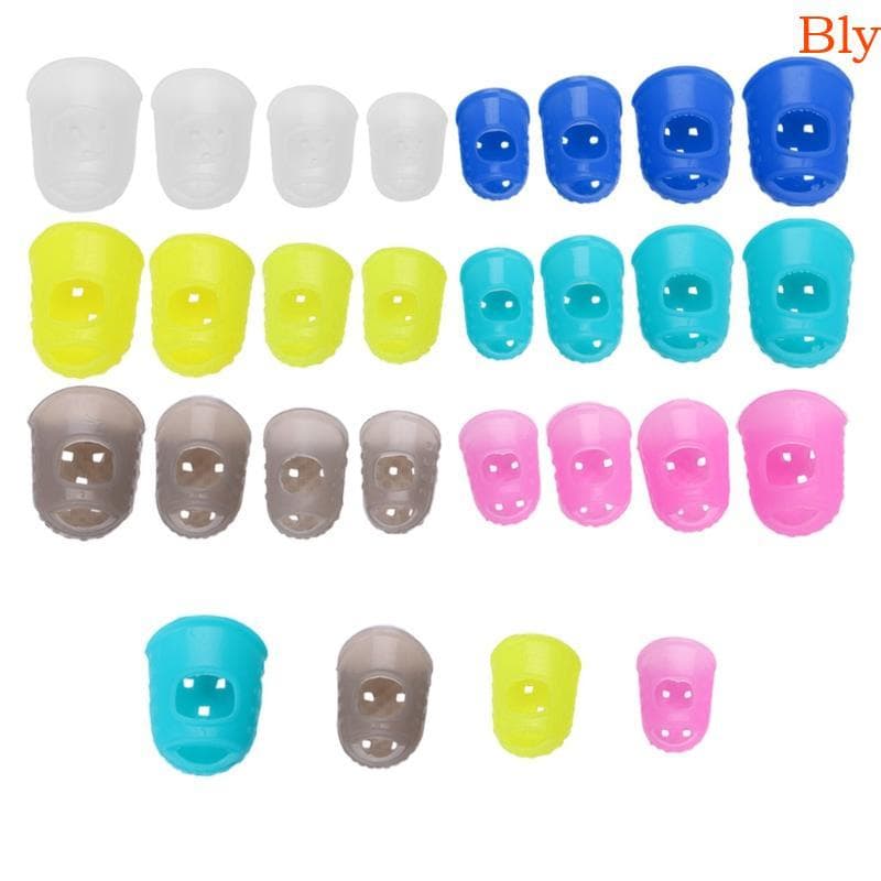 Bly 4 Pcs Protetores De Ponta De Dedo De Guitarra Para Acessórios De Ukulele