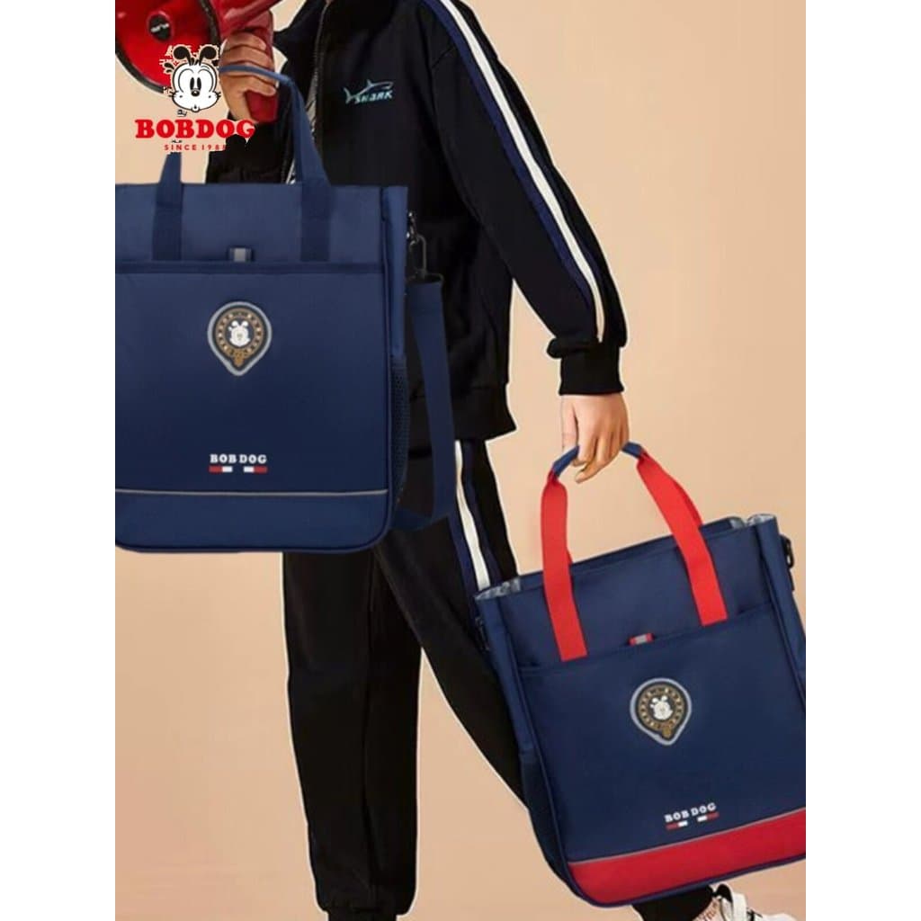 Babudou pode transportar bolsa Tutorial de lona de desenho animado bolsa escolar primária escola secundária ombro de gra