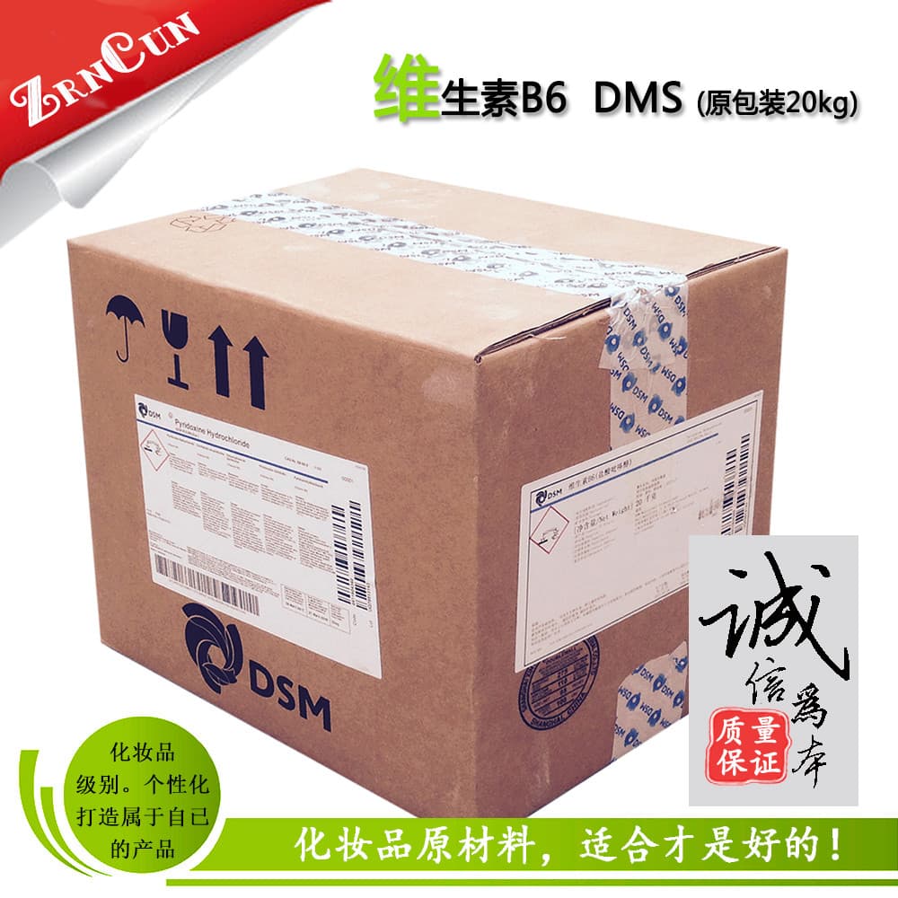 Holanda DSM Vitamina B6 VB6 500g Tisman diy Matéria Prima Cosmética Pele Anti-Rough