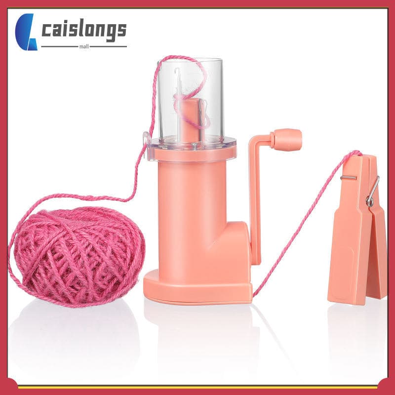 🏠 1Conjunto Mini Máquina De Tricô Para Casa Rosa Com Operação Manual