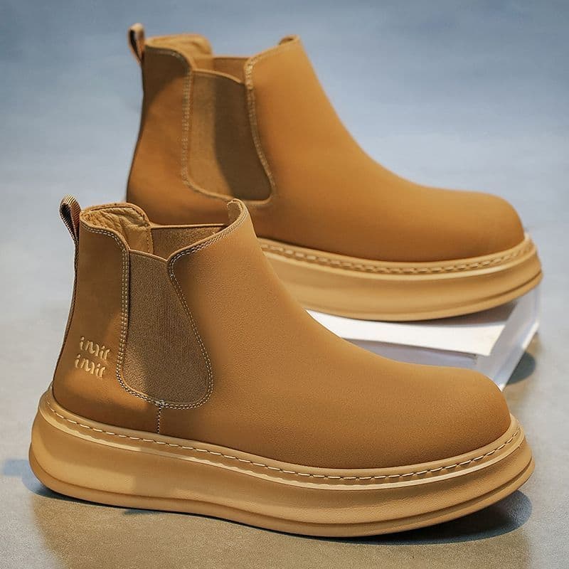 Chelsea botas masculinas outono Mid-Top Martin botas 2026 novos pontos britânicos ferramentas masculinas botas de ruibar