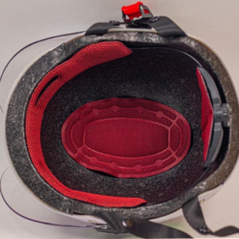 Capacete forro interno da motocicleta veículo elétrico capa de capacete verão equitação chapéu verão destacável esponja