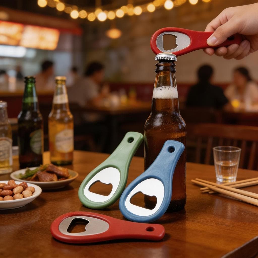 Portátil doméstico chave de fenda de aço inoxidável abridor de vinho bebida abridor de garrafa de cerveja chaveiro abrid