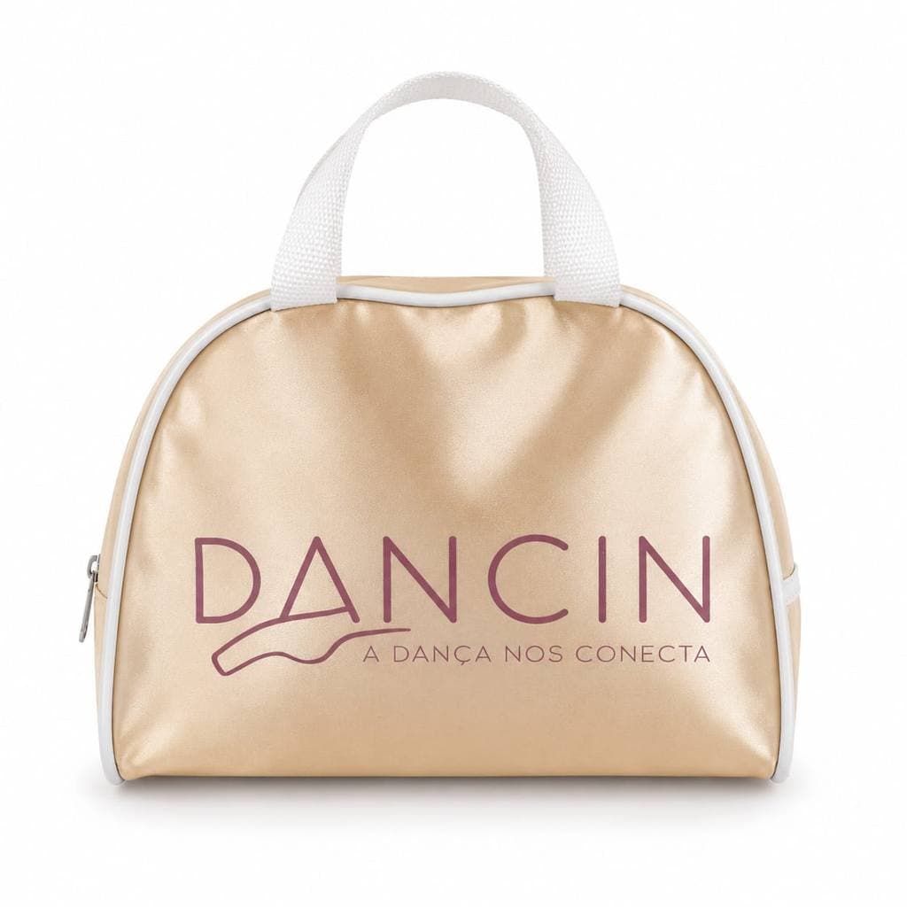 Bolsa Ballet Infantil Bailarina em Cetim com Zíper e Alça