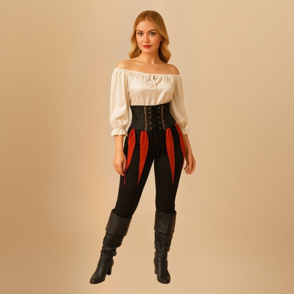 Cinto Corselet Corpete Ajustável Espartilho Elástico