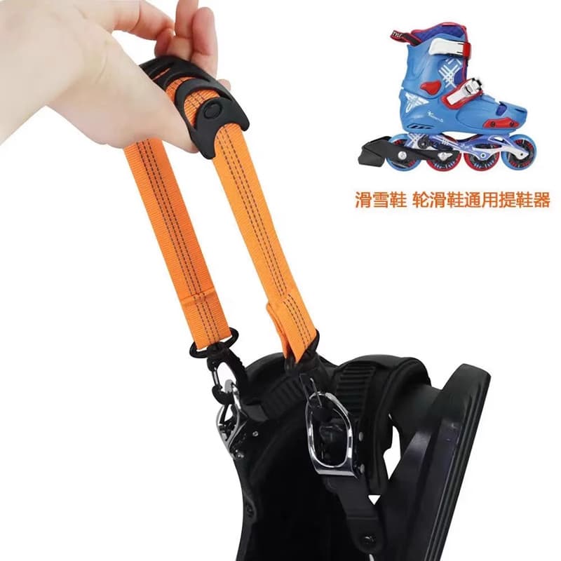 Rolo skate sapato lidar com fivela rolo skate sapato acessórios botas de esqui polia rolo skate sapato levantador fivela