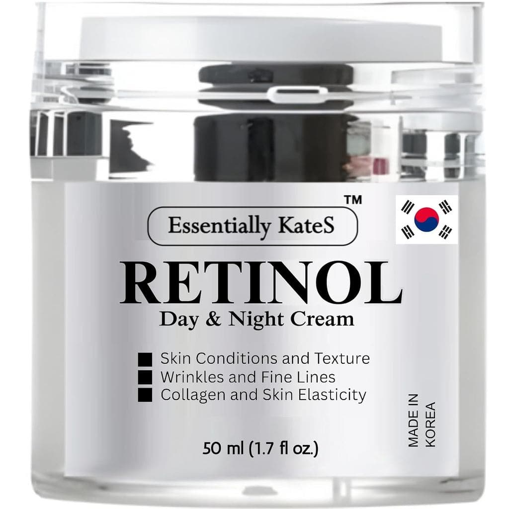 Retinol KateS para Rosto e Olhos, Revolução Suave |   Hidratante Anti-Envelhecimento K com Ácido Hialurônico e Vitamina