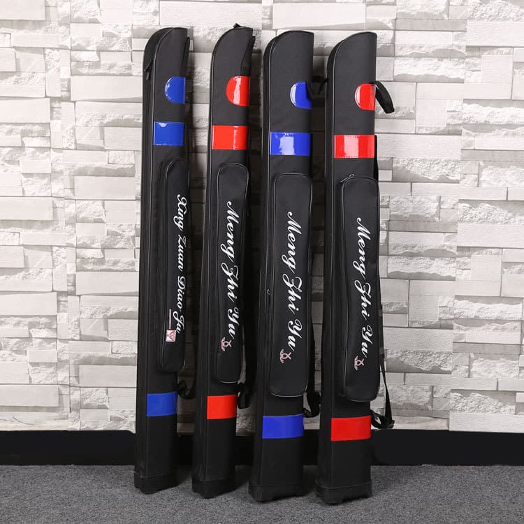 Bolsa para vara de pesca, bolsa dura para pesca, 1.25m, camada única, espessada, repelente de água, bolsa para vara de m