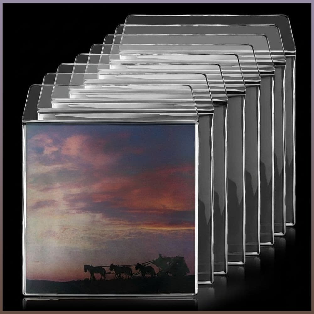 Capa Para Discos LP , Espessa De Vinil De 7/10/12 Polegadas , Sacos De Armazenamento De Resseláveis