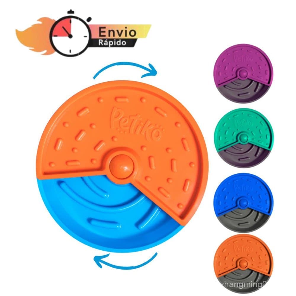 Comedouro Lento Interativo Para Cães Educativo Gira Gira Petiko Para Cães Gatos Pet Pote Porta Ração