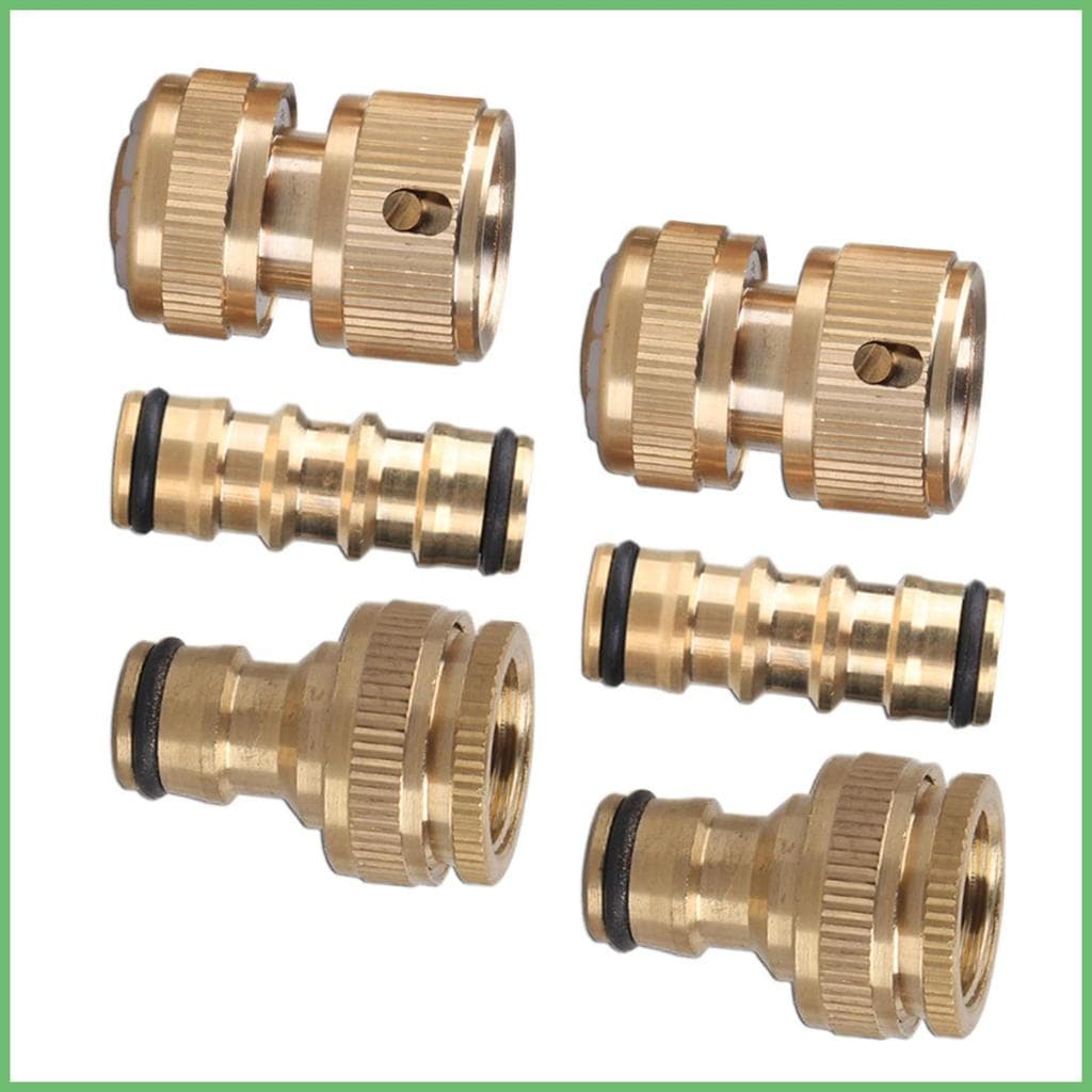 Mangueira De Jardim Acessórios De Conexão Rápida Tubo Adaptador De Rega De Bronze Conector Rápido Para Entrada De Automó