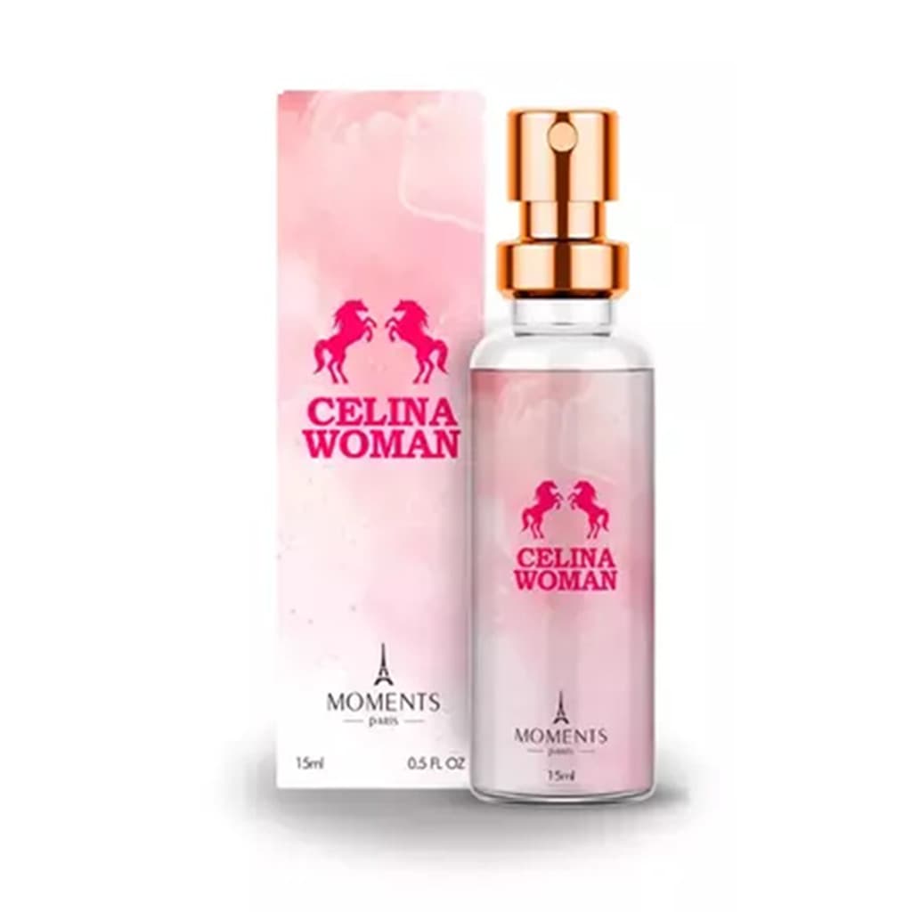 Perfume Celina Colecionável Feminino Moments Paris 15 ml