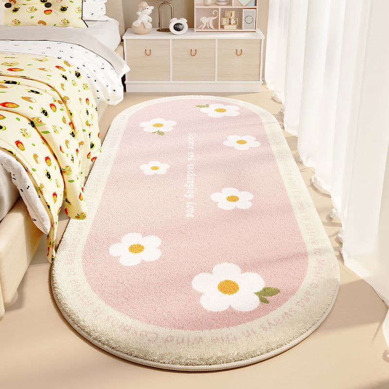 Tapete De Área De Caxemira De Imitação De Pelúcia-Decorativo Macio E Aconchegante Para Quarto , Sala De Estar , Adiciona