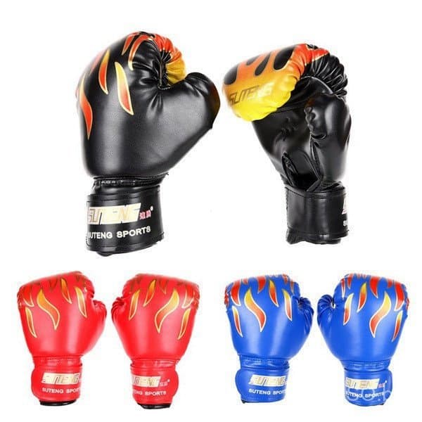 Luvas De Boxe Para Crianças Adultas infantil Luvas De Boxe Couro De PU Saco De Punção Kickboxing Muay Thai MMA Sparring