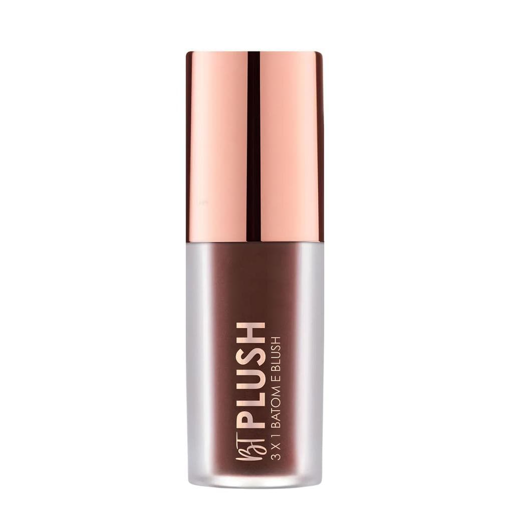 Batom, Blush e Sombra Bruna Tavares Bt Plush 3x1 Cocoa Bps10b