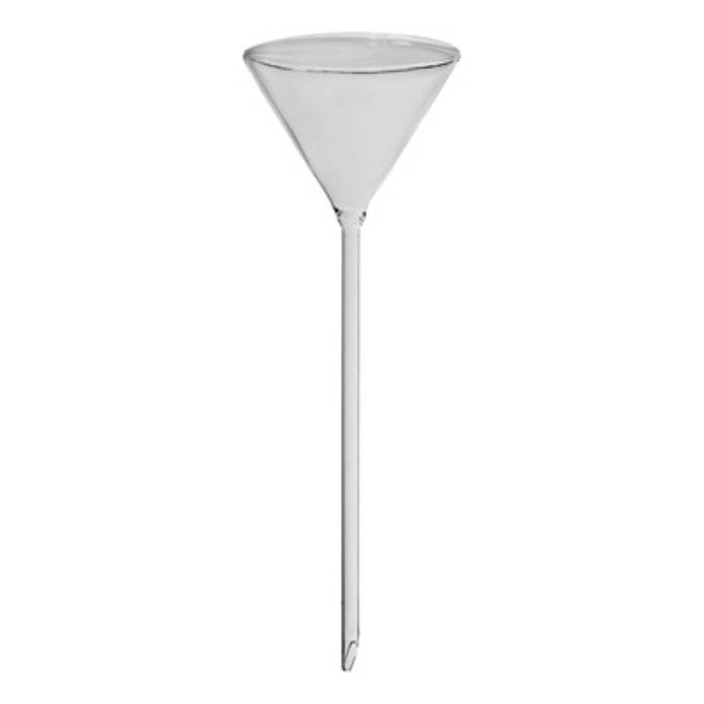 Funil Vidro Analitico Liso Haste Longa 50mm Iglass