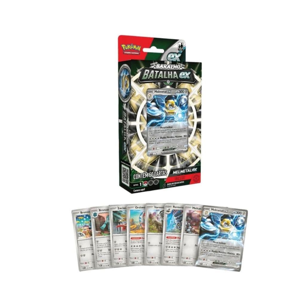 Pokémon Cartas Baralho Deck de Batalha Melmetal Ex