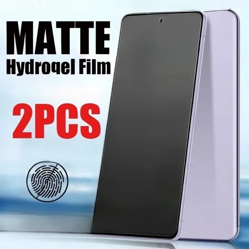 Filme De Hidrogel Macio Fosco De 2 Unidades Para Moto G62 G67 G7 G75 G77 G84 G87 G96 G100S G200 Z4 Power Plus Play Priva