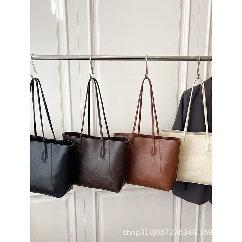 Bolsa de ombro grande feminina, modelo 2025, bolsa de alta qualidade para estudantes universitárias, bolsa marrom E ZABS