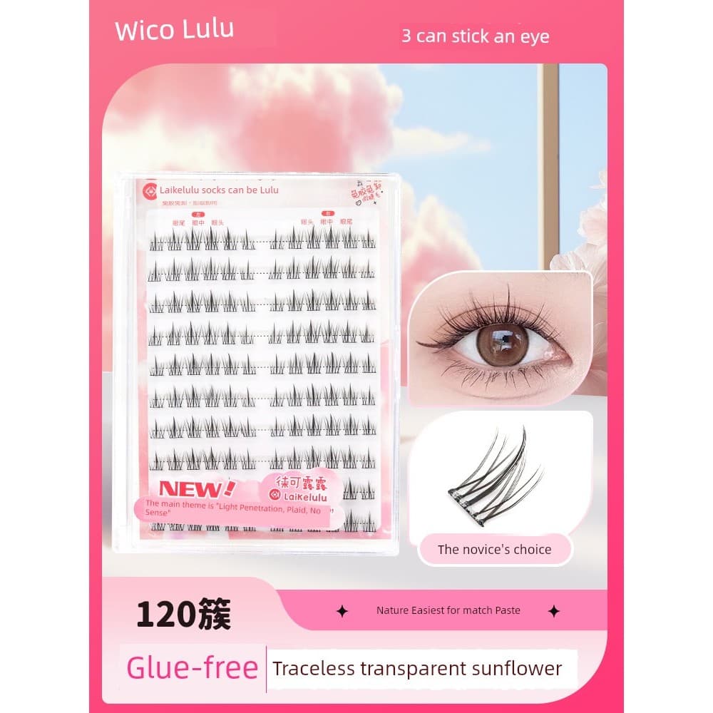 | cílios tufinho fox eyes | 【cílios com cola e pinça】 cílios tufinho gatinho ✩La Ke Lulu Cílios Postiços Sem Cola Sobren