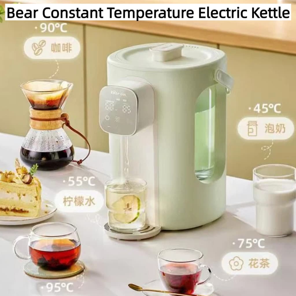 Urso termostato chaleira elétrica chaleira elétrica doméstica chaleira de grande capacidade termostato inteligente ZDH-H