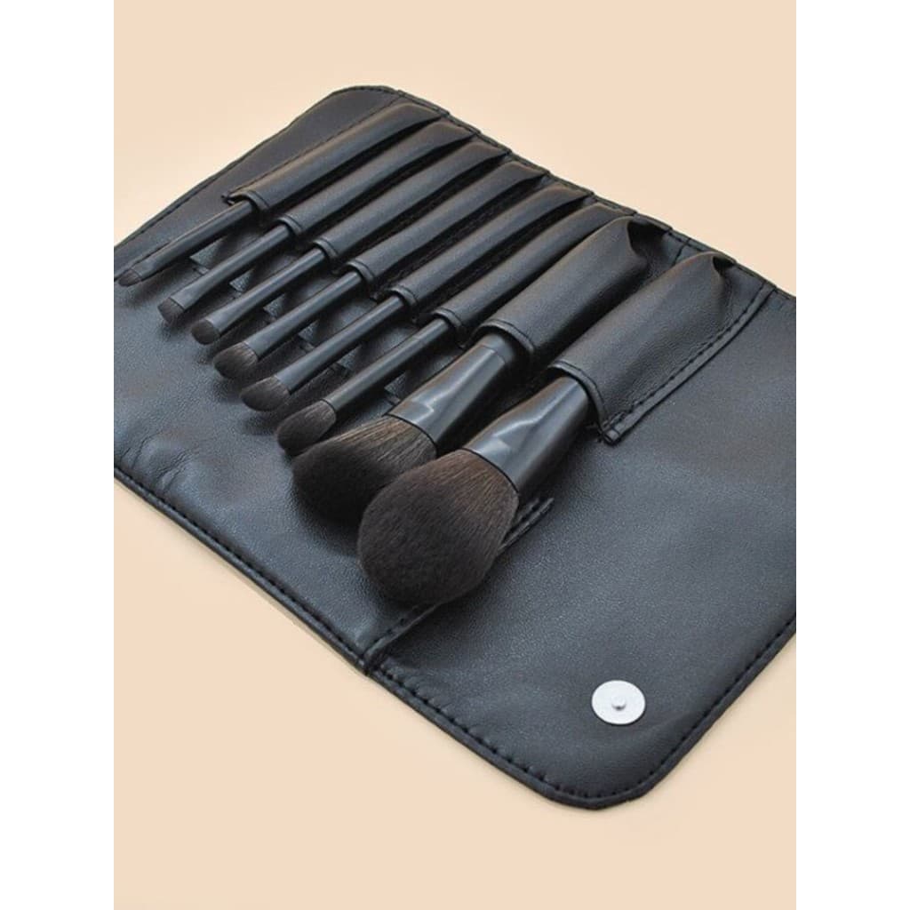 Conjunto de pincéis de maquiagem Pincel de contorno Pincel de olho Ferramenta de maquiagem Conjunto completo de oito peç