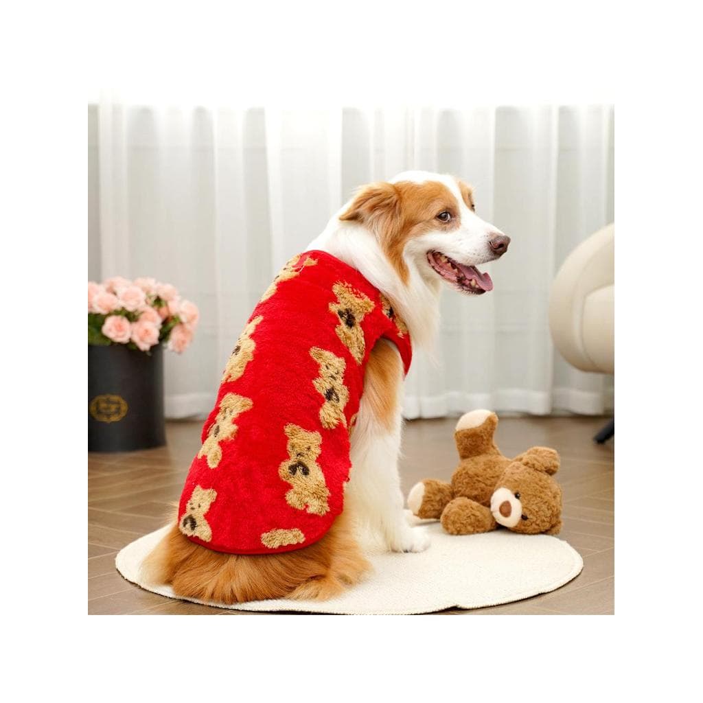 Estilo de inverno cão de estimação gato roupas de ano novo Teddy Bichon Pomeranian Corgi Golden Retriever pequeno médio