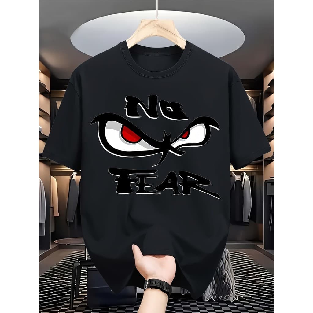 Camiseta 100% Algodão Premium DTF Estampado Sem Medo