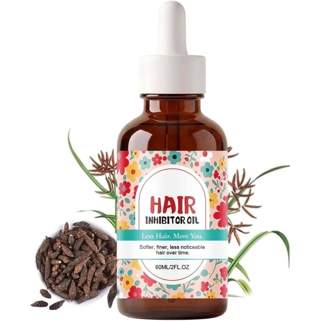 Óleo Depilatório Elovelle, Óleo Natural de Cyperus Rotundus para Remoção de Pelos, Óleo Corporal Natural para Pele Macia