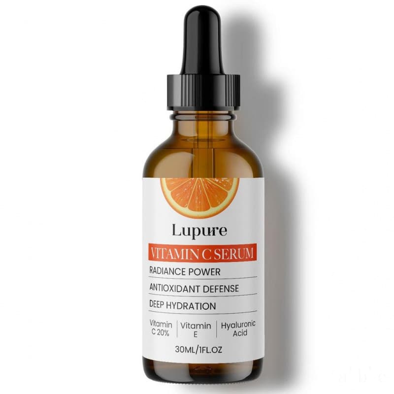 Sérum facial profissional com 20% de vitamina C, super sérum facial anti-envelhecimento com vitamina C, contendo ácido a