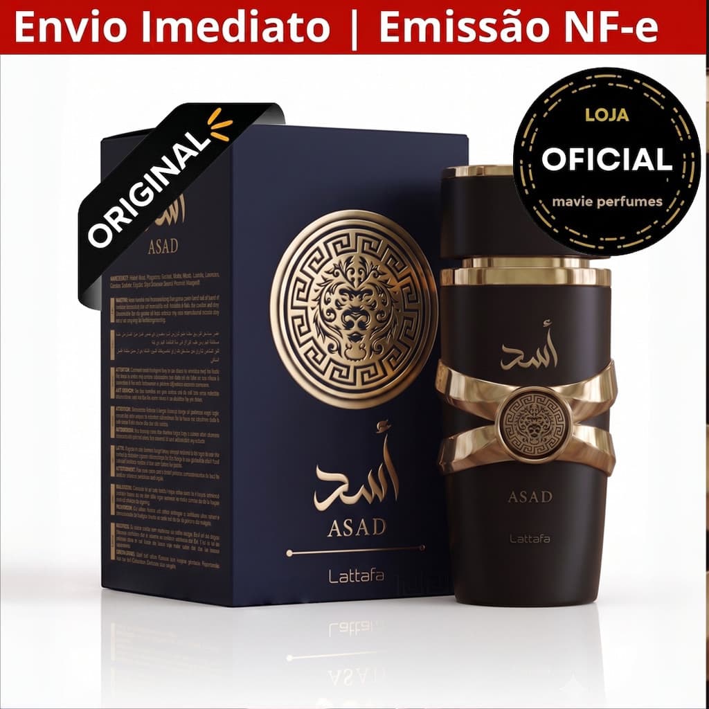 🔥Frete Grátis Perfume Asad de Lattafa Eau de Parfum 100ml