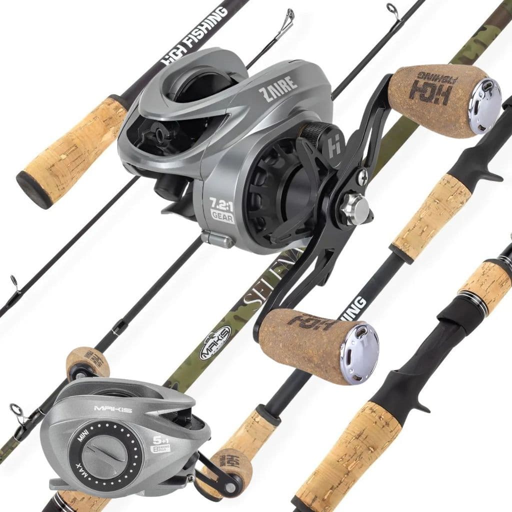 Kit Pesca Profissional Com Carretilha e Vara Pescaria 10kg