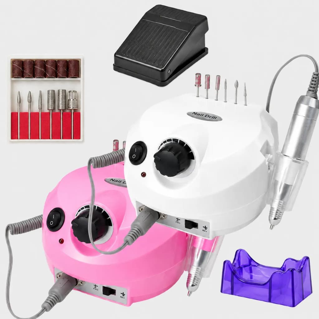 Lixadeira Motor Porquinho 30.000 RPM Bivolt Nail Drill Lixadeira Elétrica Profissional Bivolt