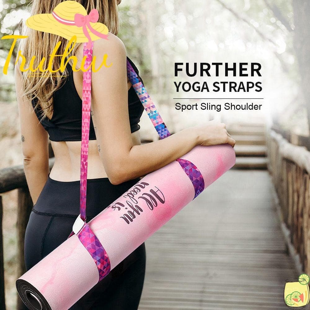 TRUTHW Yoga Mat Strap Belts Aptidão Acessórios Esportivos Exercício Stretch Carry Straps