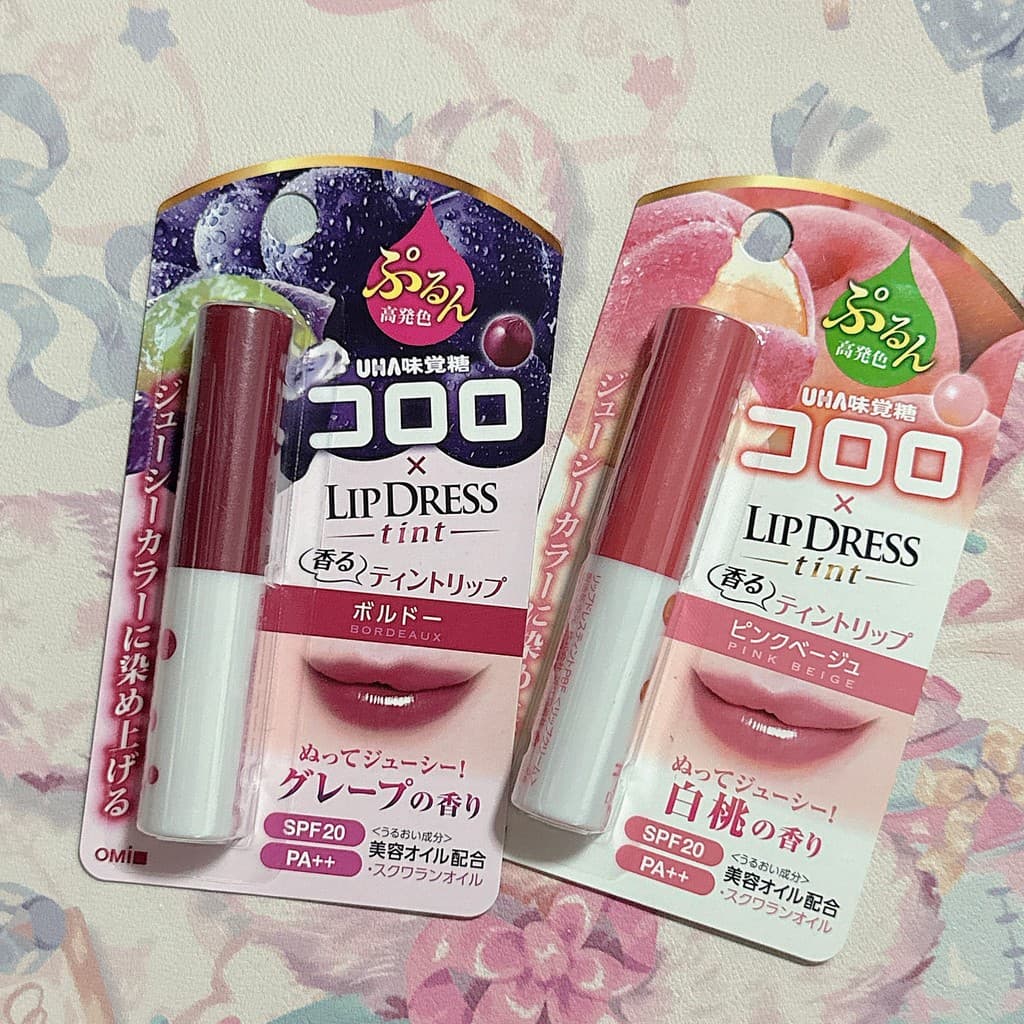 [Estoque pronto] Japão OMI Brothers UHA UHA Taste Candy Water Gloss Batom Batom Hidratante Hidratante