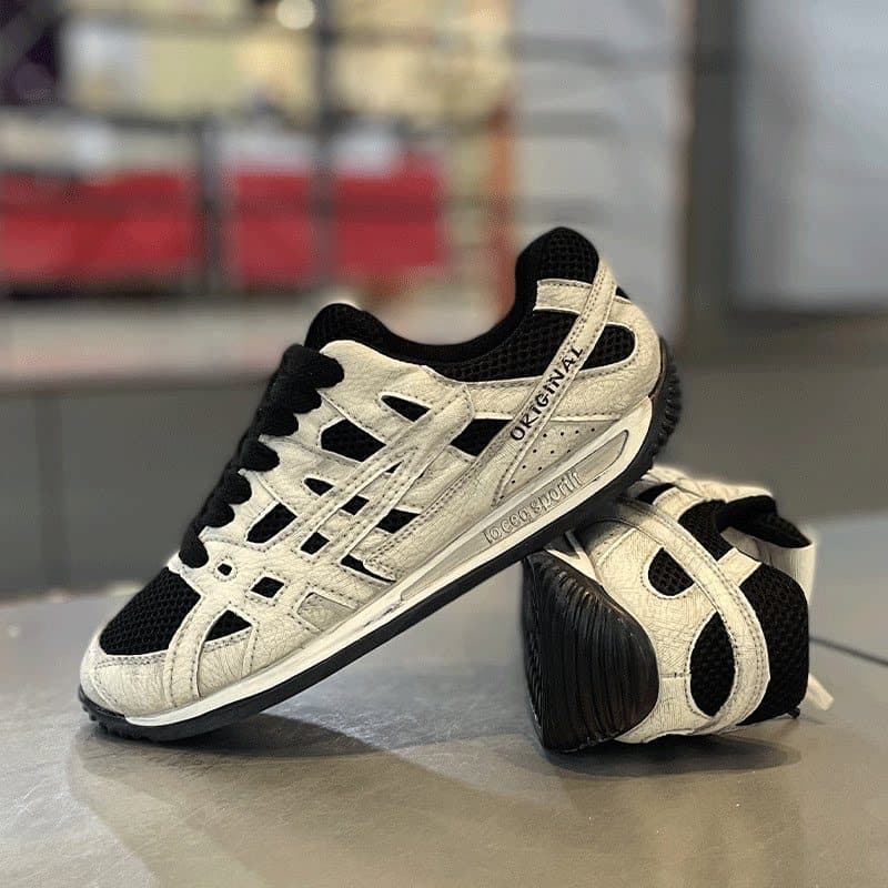 Sapatos masculinos verão antiderrapante respirável Forrest Gump sapatos de malha tênis sola macia leve sapatos casuais A