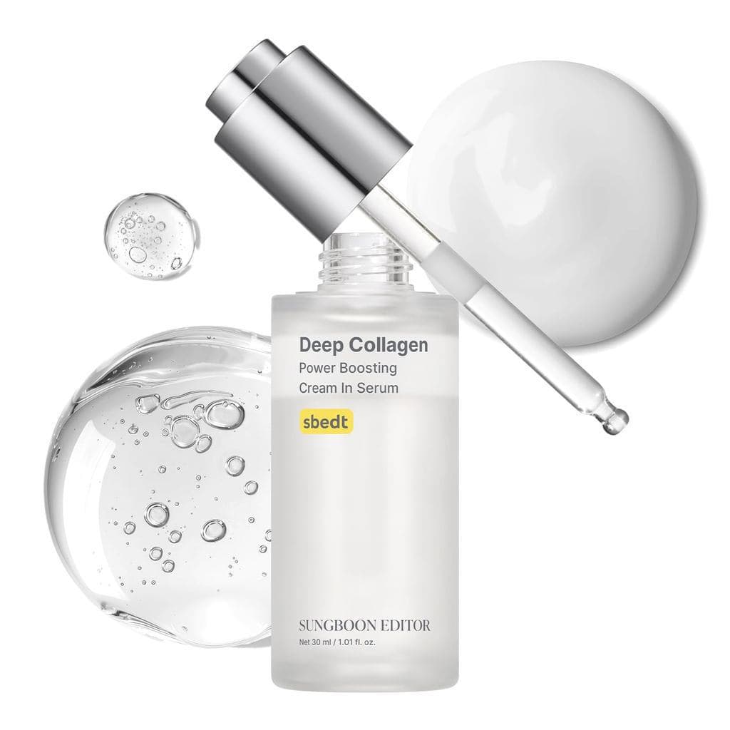 SUNGBOONEDITOR DeepCollagenSerum, 5% Volufiline + 58% Colágeno de Baixo Peso Molecular + 2% Niacinamida, Sérum Facial Hi