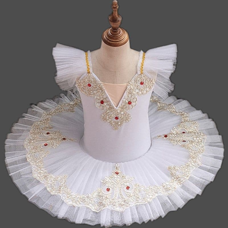 Profissional Ballet desempenho traje crianças adulto TUTU saia crianças rosa branco Pettiskirt veludo20260706