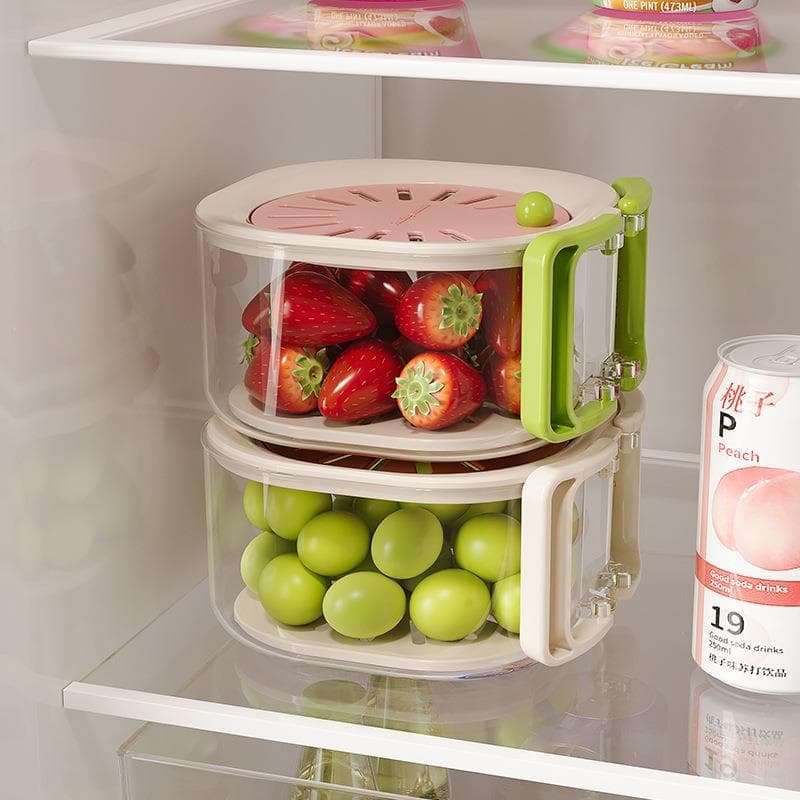 Cesta de drenagem grande dedicada para uso doméstico, cesta de frutas fofa, filtro de água retrátil, dois em um, cesta d