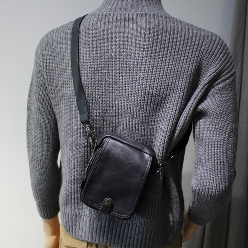 Bolsa do telefone móvel das mulheres dos homens saco do mensageiro 2024 novo estilo simples na moda bolsa de ombro Casua