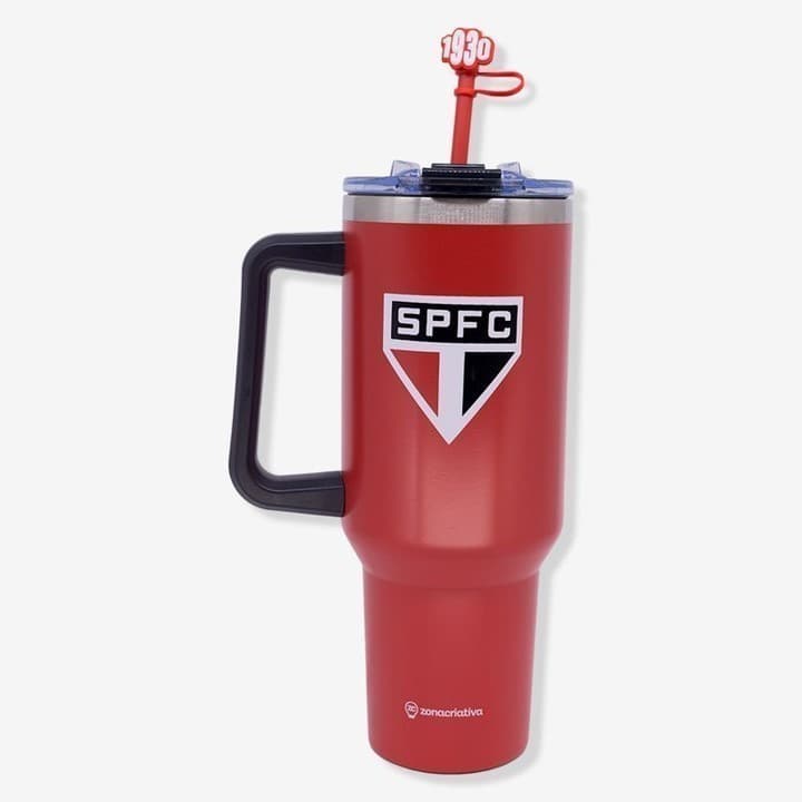Copo Térmico Tumbler São Paulo com Pingente - Zona Criativa 1,15 L