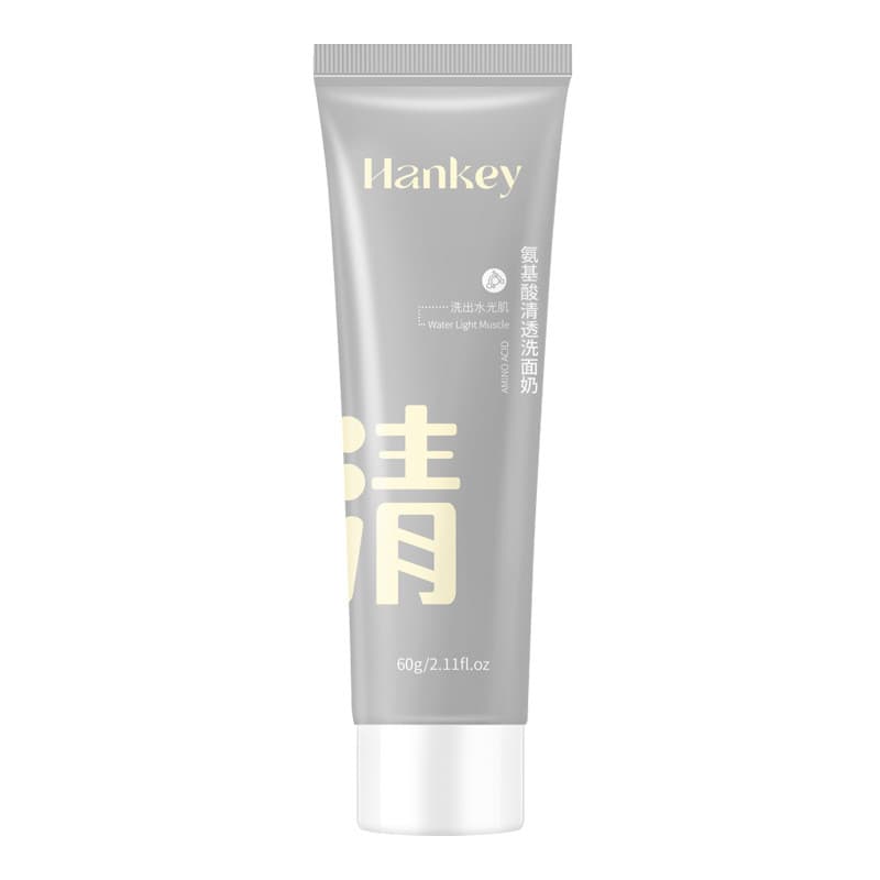 Hanji limpador Facial transparente de aminoácidos, 60g, cabelo, 4 peças, limpeza suave, remoção de óleo, removedor de ma