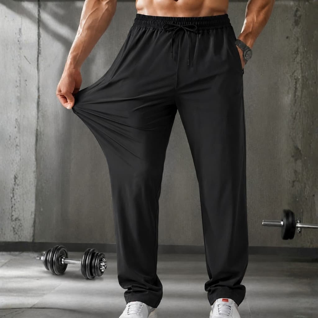 Calça Academia Masculina Tactel com Elastano Treino Esportiva