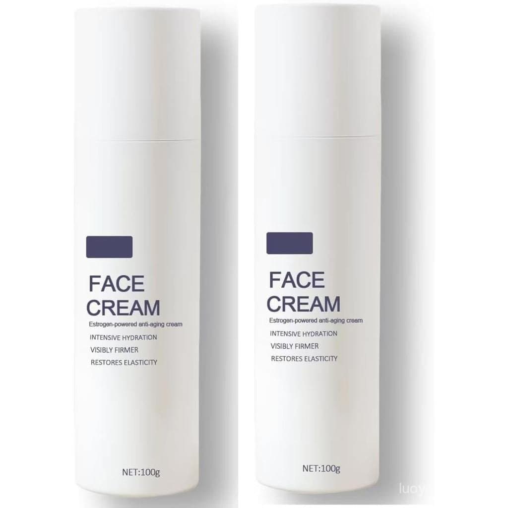 Creme Antienvelhecimento com Estrogênio, Creme Hidratante Facial, Hidratação Intensiva para Firmar, para Pele Sensível,