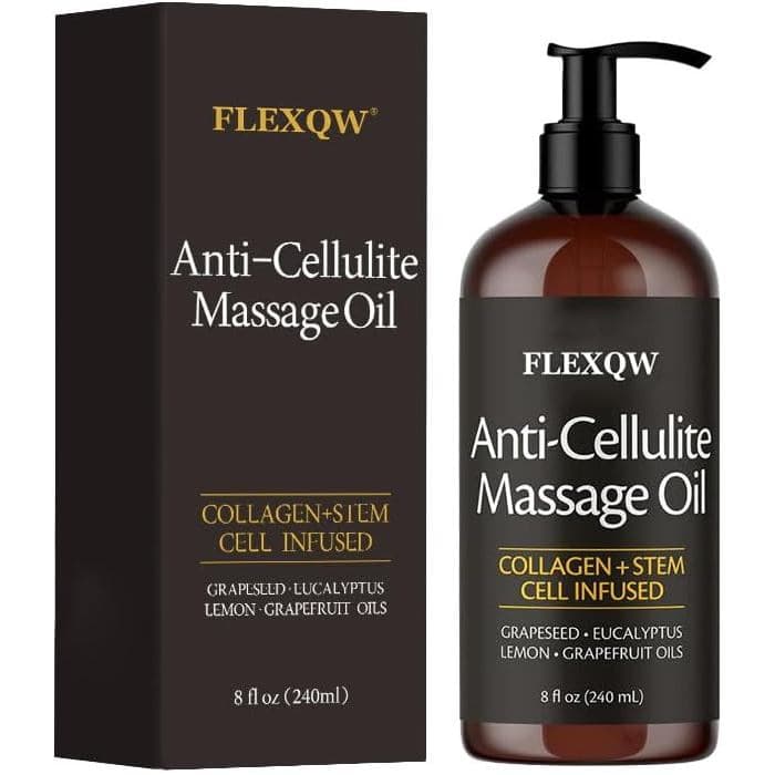 Óleo de Massagem Anticelulite Alivia a Dor Muscular e Melhora a Aparência da, Restaurando a Textura e a Elasticidad