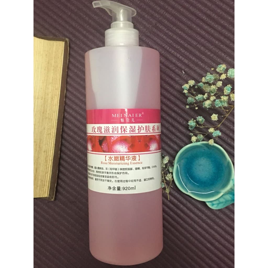 Mei Naier Rose Essência Hidratante 920ml Máscara de Uso de Salão de Beleza Máscara Macia Máscara de Mistura Essência Águ